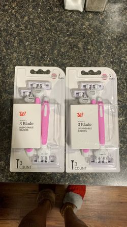 Walgreens Disposable 3 Blade Razors-2 Items!