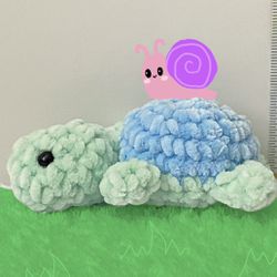Handmade Crochet Turtle 