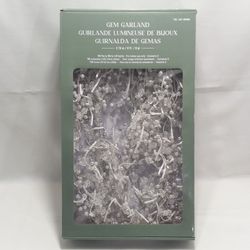 9 Ft. Gem Garland Warm White LEDs