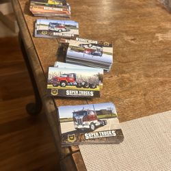 Super trucks, limited edition cards