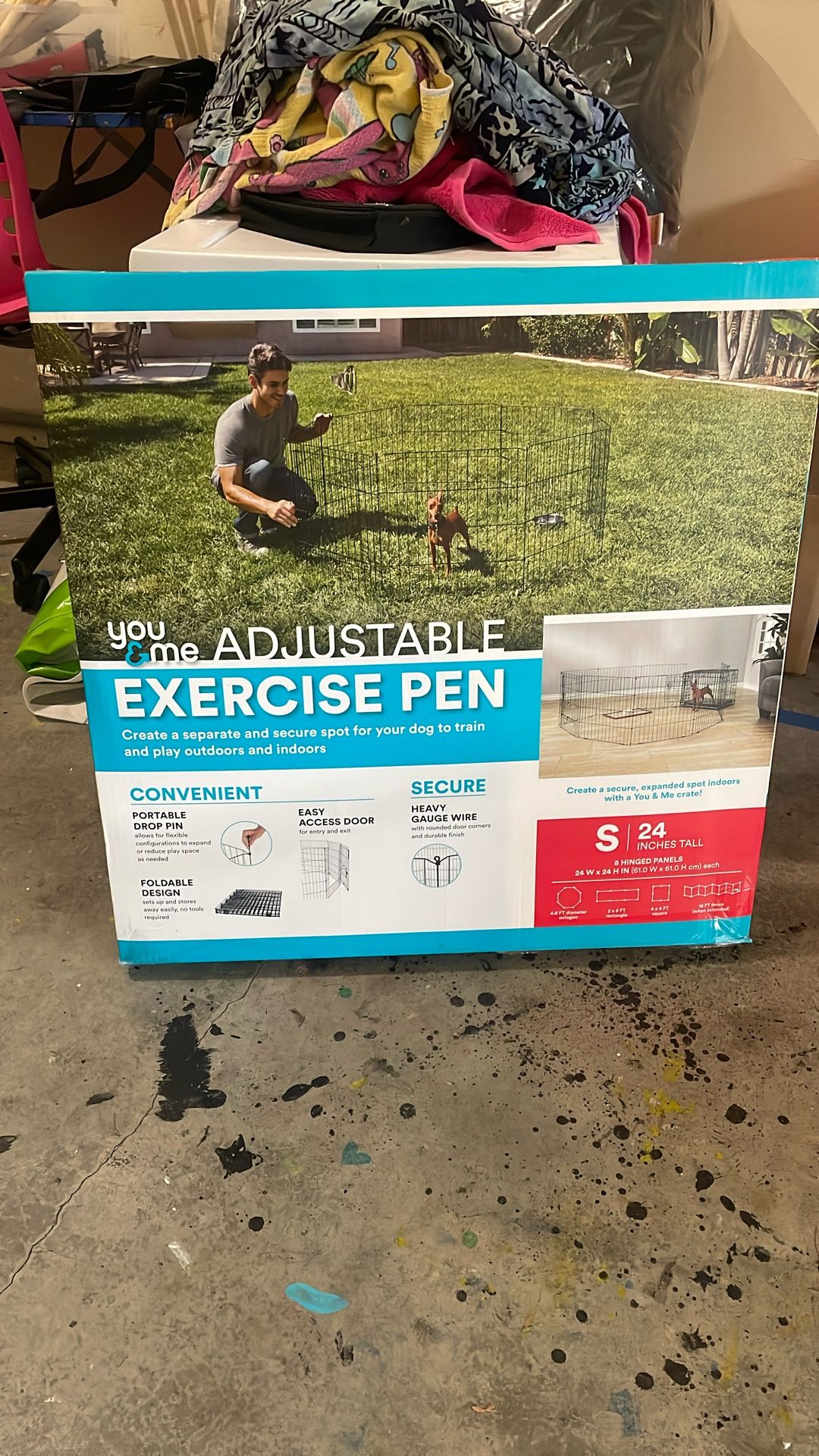 Adjustable Exercise Pen For Dogs