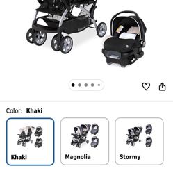 NEW IN BOX Baby Trend Toddler Double Stroller and Car Seat