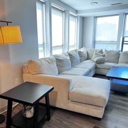 Cream/Beige Sectional 