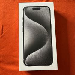 Apple iPhone 15 Pro White Or Natural Unlocked New Sealed With Apple Receipt I Also Have 15 Pro Max I Can Meet Now  