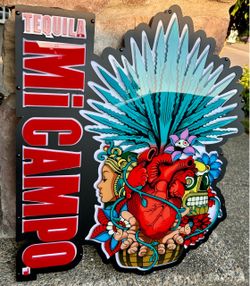 Excellent Condition Mi Campo Tequila LED Sign -Great for the man cave or home bar.