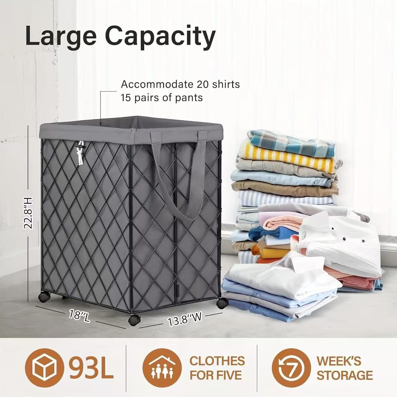 🥨laundry basket,laundry cart with wheels,laundry bag,large laundry basket with wheels,laundry room organization,industrial laundry cart,laundry organ