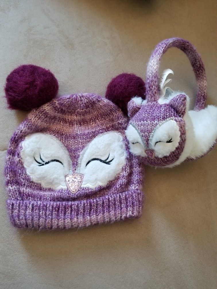 AdorableHat And Earmuff Set