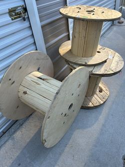 New Like Wooden Spools / Read Below ⬇️ 