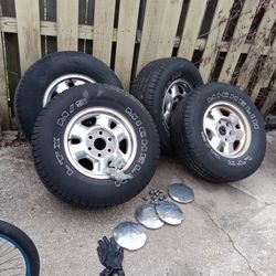 16” Chevy/GM Truck Factory Wheels And Tires