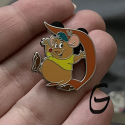 Gothic D Gus Gus Hidden Mickey Pin