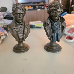 Sherlock And Watson Busts Bookends