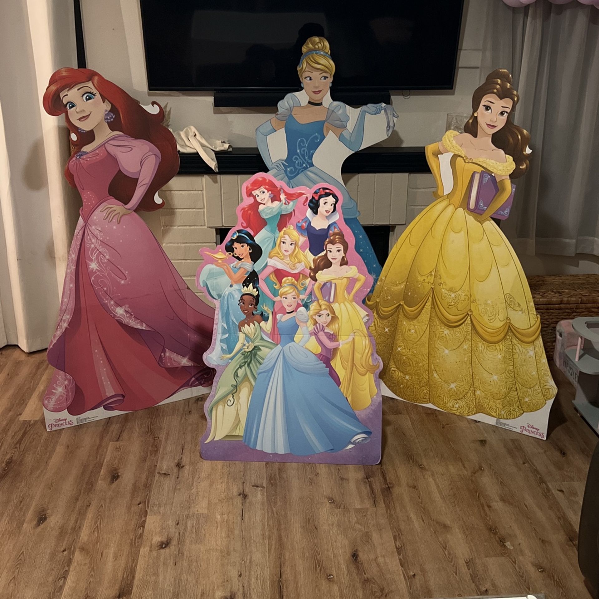 5ft Tall Cardboard Princess Decorations