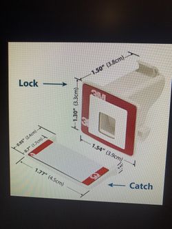 Roving Cove Magnetic Cabinet Drawer Lock for Child Safety, 12 Locks 2 Ring  Keys