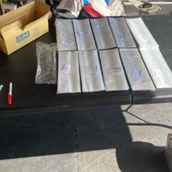 Plastic Bags. 4” X 2” X 12”   