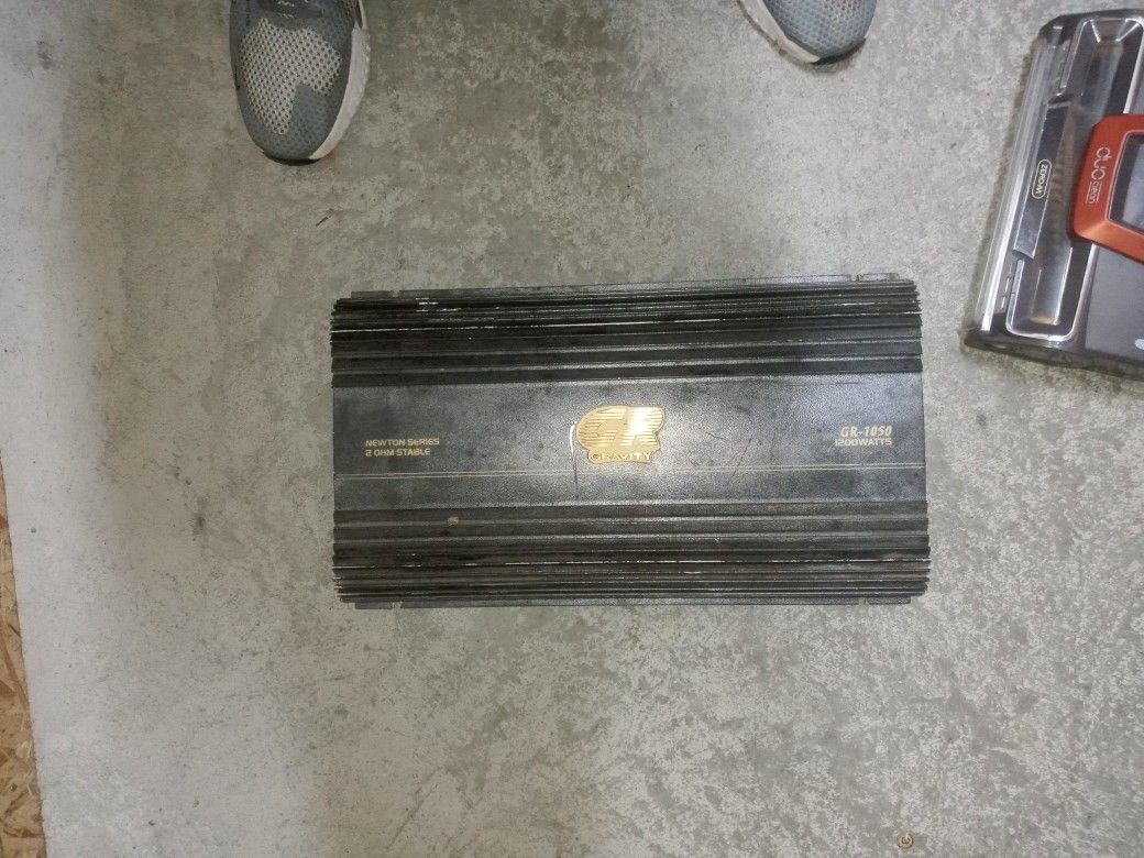 GR- Gravity Newton Series 2 OHM Stable GR-1050 1200 Watt Mono-Block Amp