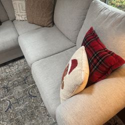 Upholstered Couch - Cream