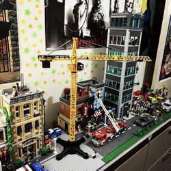 Metal Diecast Tower Crane Metal Construction For Kids & Adults 