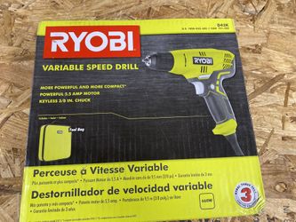 RYOBI 5.5 Amp Corded 3/8 in. Variable Speed Compact Drill/Driver with Bag