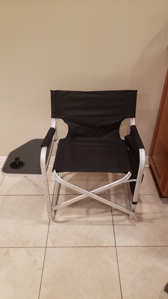 Directors Chair With Side Tray