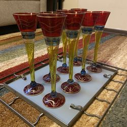 Pier 1 Imports Champagne Flutes - 8