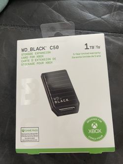 WD BLACK C50 1 tb storage expansion for xbox x or s