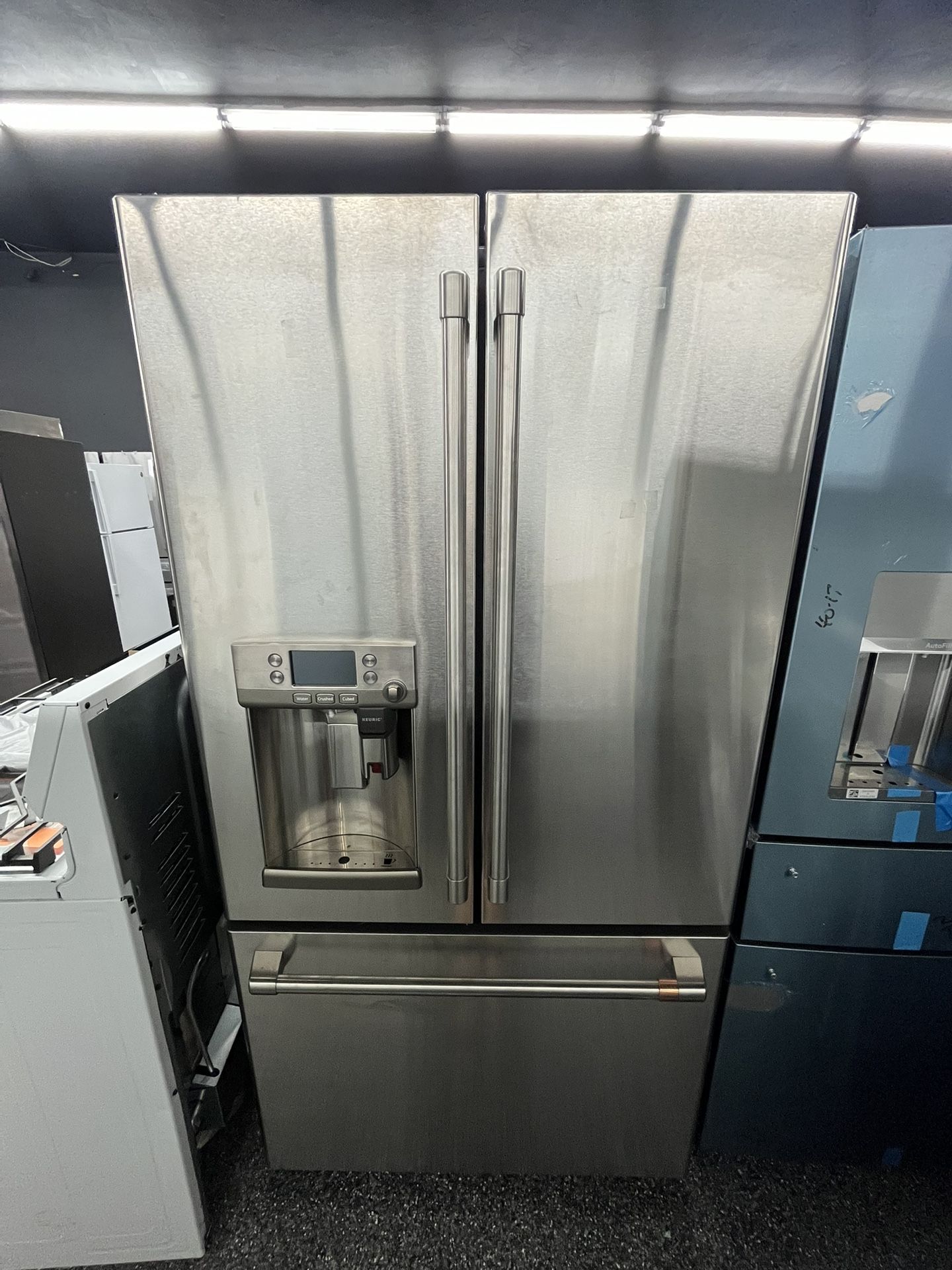 Cafe Counter Depth French Door Fridge With Keurig Brewing System