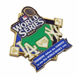 2024 World Series Commemorative Pin -Dodgers vs. Yankees - Limited Edition