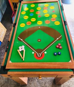 Large Harvard Brand 10 In 1 Family Fun Game Table