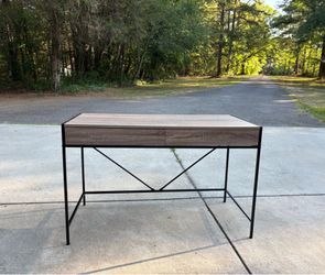 Simple Rustic 2 Drawer Writing / Computer Desk