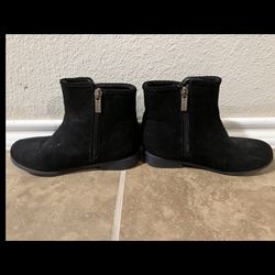 13 girl boots Like NEW shoes Milla Braid leather black heel 