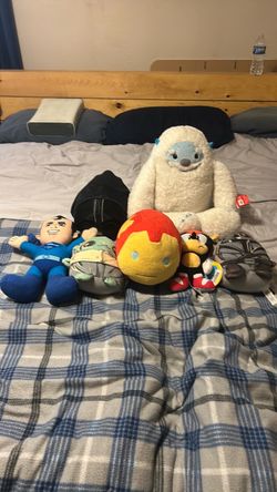 Lot of stuffed toys