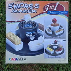 Casamoda 3-in-1 S'mores Maker Dessert Center