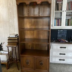 Vintage Ethan Allen Bookcase Set