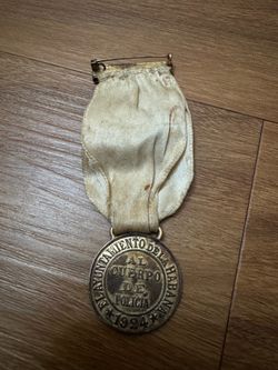 Medalla de la policía cubana 1924