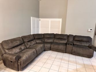 Couch with recliners