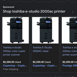 Toshiba Printer E-Studio 2000ac 