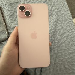 300 $ Pink I Phone 15 Plus Has Small Crack But Still Works Great T Mobile 