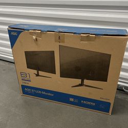 AOC 27” Full HD Monitor (Model 27B1H) - CIB Excellent Condition