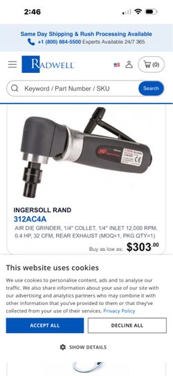Die grinder air tool