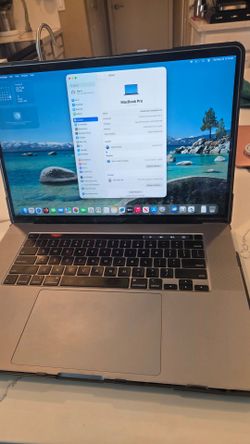 MacBook Pro 16" i7 16Ram (contact info removed) Tahoe-Office Good batt-charger with case
