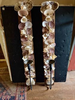 Artisan Coastal Wall Sconces – Designer Statement Pair