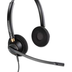 Poly Plantronics EncorePro 520 Binaural Headset HW520 QD New In Box