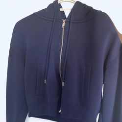 Cropped Blue Sweater 