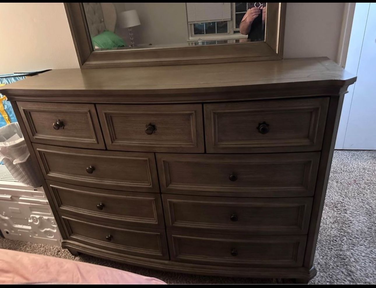 Dresser and Mirror