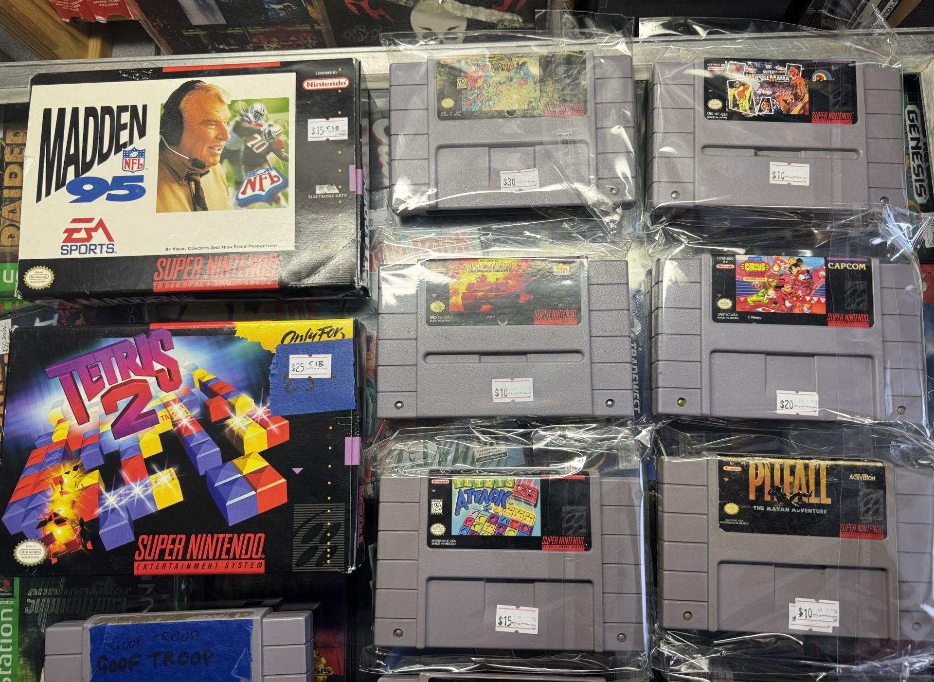 Super Nintendo Games