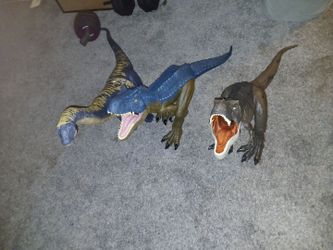 Large Dinosaur Action Figures Set of 3