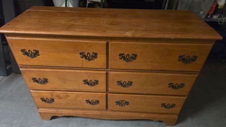 Solid wood dresser