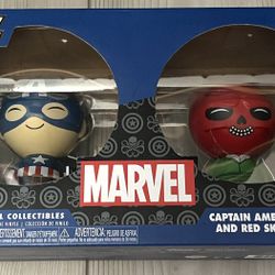 Captain America Red Skull Marvel 2 pack Dorbz Vinyl Figure Convention Exclusive