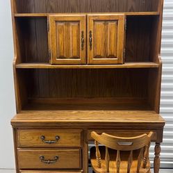 Bunk Bed Furniture Set Oak Wood 13 Pieces