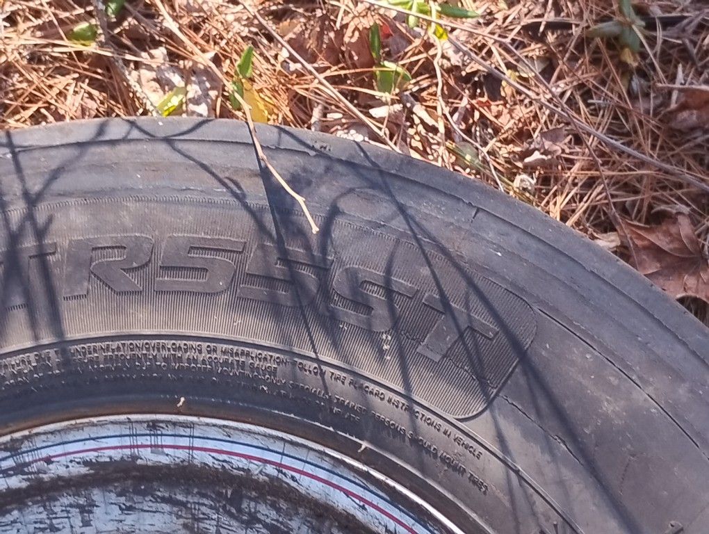 Blackhawk Trailer Tire. 16in 8 Lug